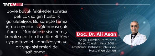 Afet sonrası görülebilecek salgınlara karşı hangi önlemler alınmalı?
